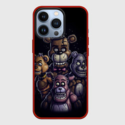 Чехол для iPhone 13 Pro Five Nights at Freddys, цвет: 3D-красный