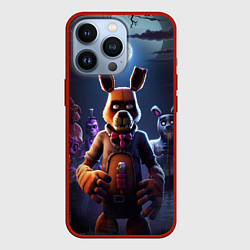 Чехол для iPhone 13 Pro Five Nights at Freddy, цвет: 3D-красный