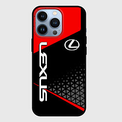 Чехол для iPhone 13 Pro Lexus - red sportwear, цвет: 3D-черный