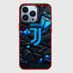 Чехол для iPhone 13 Pro Blue logo Juventus, цвет: 3D-красный