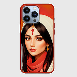 Чехол iPhone 13 Pro Нейросеть - индийская принцесса
