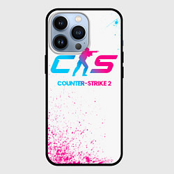Чехол для iPhone 13 Pro Counter-Strike 2 neon gradient style, цвет: 3D-черный