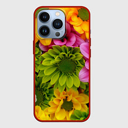 Чехол iPhone 13 Pro Паттерн цветочный
