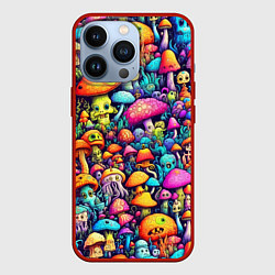 Чехол iPhone 13 Pro Кислотные психоделические грибы