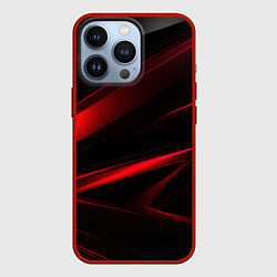 Чехол iPhone 13 Pro Black and red