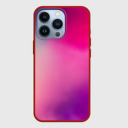 Чехол для iPhone 13 Pro Футболка розовая палитра, цвет: 3D-красный
