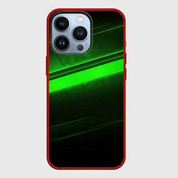 Чехол iPhone 13 Pro Green line