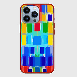 Чехол iPhone 13 Pro Colorful strips - pop art - vogue