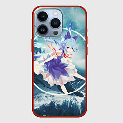 Чехол для iPhone 13 Pro Touhou Project Чирно, цвет: 3D-красный