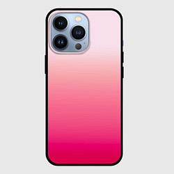 Чехол для iPhone 13 Pro Оттенки розового градиент, цвет: 3D-черный