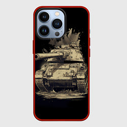 Чехол iPhone 13 Pro Русский танк т54