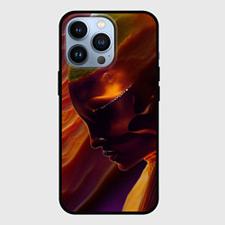 Чехол для iPhone 13 Pro Ангел огня, цвет: 3D-черный