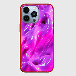 Чехол iPhone 13 Pro Розовая слизь