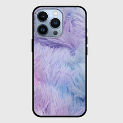 Чехол для iPhone 13 Pro Розово-голубая шерсть, цвет: 3D-черный