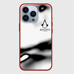 Чехол для iPhone 13 Pro Assassins Creed logo texture, цвет: 3D-красный