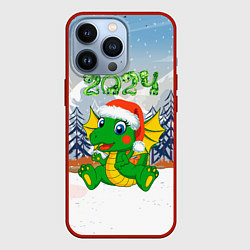 Чехол для iPhone 13 Pro Милый дракончик 2024 год, цвет: 3D-красный