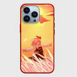 Чехол для iPhone 13 Pro Touhou Project Rumia, цвет: 3D-красный