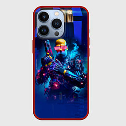 Чехол iPhone 13 Pro Крутой Гомер Симпсон - киберпанк