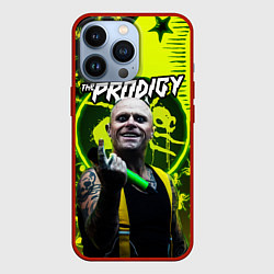 Чехол для iPhone 13 Pro The Prodigy Keith Flint, цвет: 3D-красный