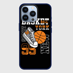 Чехол для iPhone 13 Pro Basketball New York, цвет: 3D-тёмно-синий