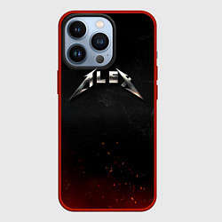 Чехол iPhone 13 Pro Алекс в стиле Металлика