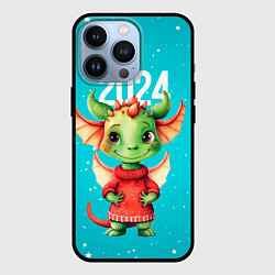 Чехол для iPhone 13 Pro Милый маленький дракон 2024, цвет: 3D-черный