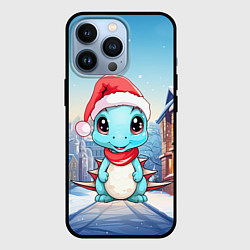 Чехол для iPhone 13 Pro Дракон дух новогодних каникул, цвет: 3D-черный
