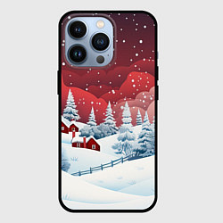 Чехол для iPhone 13 Pro Искрящийся новогодний воздух, цвет: 3D-черный