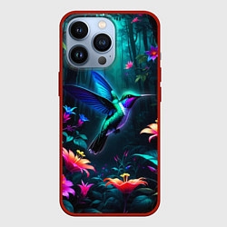 Чехол iPhone 13 Pro Колибри в темном лесу