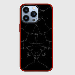 Чехол iPhone 13 Pro Чёрные трещины
