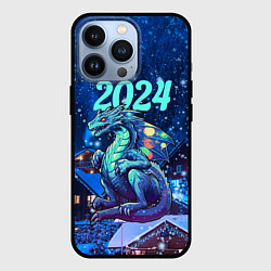 Чехол для iPhone 13 Pro Волшебный дракон 2024, цвет: 3D-черный