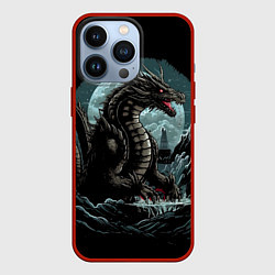 Чехол iPhone 13 Pro Дракон зимних ночей