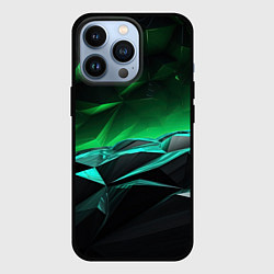 Чехол для iPhone 13 Pro Гармония зеленого хаоса, цвет: 3D-черный