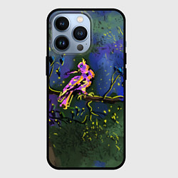 Чехол для iPhone 13 Pro Сказочная чудо-птица, цвет: 3D-черный