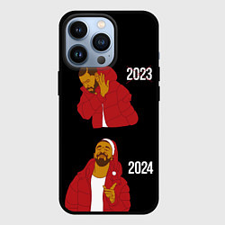 Чехол для iPhone 13 Pro Дрейк 2023-2024, цвет: 3D-черный