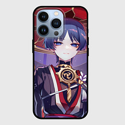 Чехол для iPhone 13 Pro Genshin Impact Scaramouche, цвет: 3D-черный