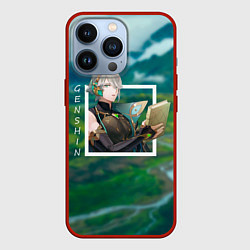 Чехол для iPhone 13 Pro Аль-Хайтам на фоне природы, цвет: 3D-красный