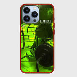 Чехол для iPhone 13 Pro STALKER 2 капсулы осознания, цвет: 3D-красный