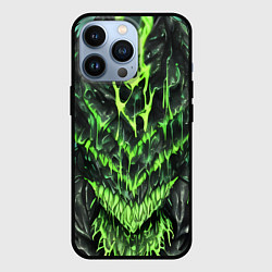 Чехол для iPhone 13 Pro Green slime, цвет: 3D-черный