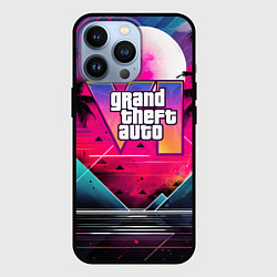 Чехол для iPhone 13 Pro GTA 80s style, цвет: 3D-черный