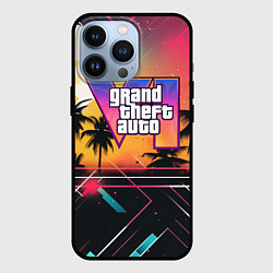 Чехол iPhone 13 Pro GTA 6 night logo