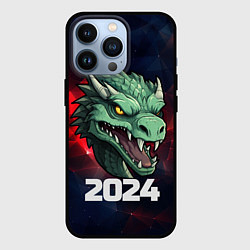 Чехол для iPhone 13 Pro Злой дракон 2024, цвет: 3D-черный