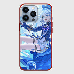 Чехол iPhone 13 Pro Genshin Impact Furina happy