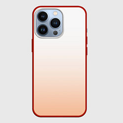 Чехол iPhone 13 Pro Персиково-белый градиент