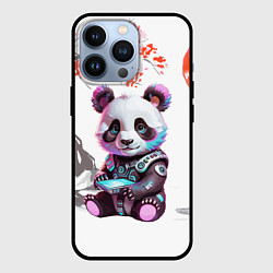 Чехол для iPhone 13 Pro Funny panda - China, цвет: 3D-черный