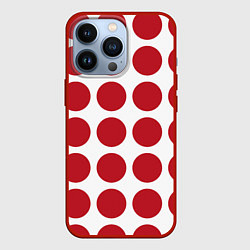 Чехол iPhone 13 Pro Красные круги