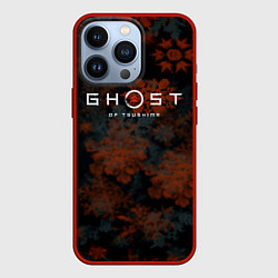 Чехол для iPhone 13 Pro Ghost of Tsushima winter game, цвет: 3D-красный