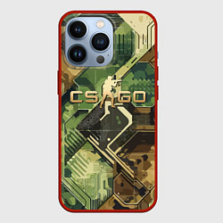 Чехол iPhone 13 Pro Counter Strike go - pattern