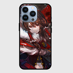 Чехол iPhone 13 Pro Touhou Project Рейму Winter