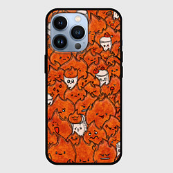 Чехол для iPhone 13 Pro Милые огоньки и зефирки, цвет: 3D-черный